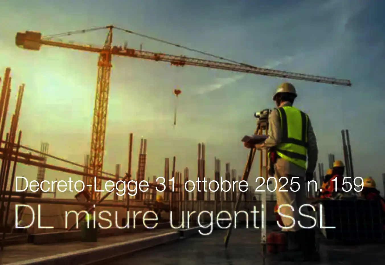 Decreto-Legge 31 ottobre 2025 n. 159